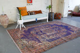Old Demirci Oushak Rug 6.9ftx9.9ft
