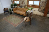 Vintage Faded Anatolian Urgup Rug 4ft x 7.4ft