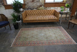 Vintage Faded Anatolian Urgup Rug 4ft x 7.4ft