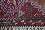 Semi-antique Adana Kilim Rug 6'x13'
