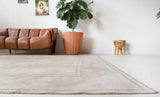 Vintage Turkish rug in living room setting, old rug, antique rug, pastel colors, faded colors, Turkish rug, vintage rug, soft rug, Portland, Oregon, rug store, rug shop, local shop