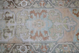 Vintage Faded Anatolian Runner Rug 3.6x11ft