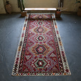Semi-antique Adana Kilim Rug 6'x13'