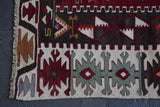 Semi-antique Adana Kilim Rug 6'x13'