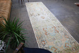 Vintage Faded Anatolian Runner Rug 3.6x11ft