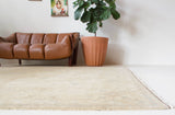 Vintage Turkish rug in living room setting, old rug, antique rug, pastel colors, faded colors, Turkish rug, vintage rug, soft rug, Portland, Oregon, rug store, rug shop, local shop