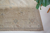 Vintage Turkish rug in living room setting, old rug, antique rug, pastel colors, faded colors, Turkish rug, vintage rug, soft rug, Portland, Oregon, rug store, rug shop, local shop