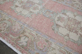 Vintage Faded Anatolian Turkish Runner Rug 2.10ftx9ft