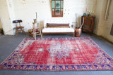 Old Demirci Oushak Rug 7ftx10.3ft