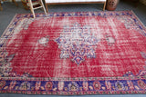 Old Demirci Oushak Rug 7ftx10.3ft