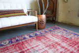Old Demirci Oushak Rug 7ftx10.3ft