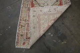 Vintage Faded Anatolian Turkish Rug 3.4x7.2