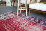 Old Demirci Oushak Rug 7ftx10.3ft