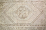 Vintage Faded Anatolian Rug 3.9ft x 5.10ft