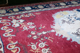 Vintage Turkish Anatolian Rug 3.2ftx5.4ft