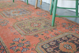 Old Konya Sille Turkish Runner Rug 3.4ftx10ft