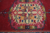 Vintage Faded Anatolian Turkish Rug 2.7x5.6ft