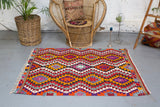 Old Denizli Cal Kilim 4ftx5.4ft
