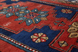 Vintage Caucasian Rug 4'5"x7'3"