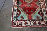 Vintage Faded Anatolian Turkish Rug 2.9x6.1ft