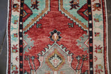 Vintage Faded Anatolian Turkish Rug 2.9x6.1ft