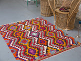 Old Denizli Cal Kilim 4ftx5.4ft