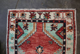 Vintage Faded Anatolian Turkish Rug 2.9x6.1ft
