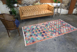 Vintage Isparta Rug 3.11ftx7.5ft
