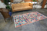 Vintage Isparta Rug 3.11ftx7.5ft