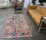 Vintage Isparta Rug 3.11ftx7.5ft