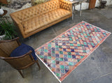 Vintage Isparta Rug 3.11ftx7.5ft