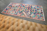 Vintage Isparta Rug 3.11ftx7.5ft