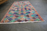 Vintage Isparta Rug 3.11ftx7.5ft