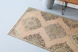 Vintage Konya Sille Turkish Runner Rug 3'10"x11'8"