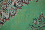 Vintage Turkish  rug in a living room setting, pile rug, Turkish rug, vintage rug, portland, rug shop, bright colors, wild shaman, soft rug, bold color, Portland, Oregon, rug store, rug shop, local shop, antique rug, distressed rug, worn out rug