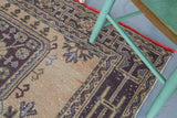 Vintage Konya Sille Turkish Runner Rug 4'4"x10'10"