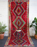 Turkish rug, vintage rug, flat weave, kilim rug, large area rug, square rug, Wild Shaman, Portland, Oregon, rug store, rug shop, local shop, bright colors, area rug, red rug, bold color