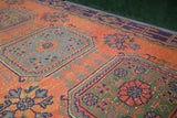 Old Konya Sille Turkish Runner Rug 4ftx10.6ft
