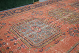 Old Konya Sille Turkish Runner Rug 4.1ftx11.3ft