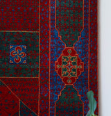 Area rug in a living room setting, pile rug, Turkish rug, custom rug, , new rug, modern rug, customizable rug, made to order rug, portland, rug shop, bright colors, wild shaman, soft rug, bold color, Portland, Oregon, rug store, rug shop, local shop, made in Turkey