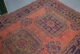 Vintage Konya Sille Turkish Runner Rug  4'2"x11'4"