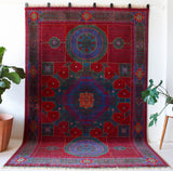 Area rug in a living room setting, pile rug, Turkish rug, custom rug, , new rug, modern rug, customizable rug, made to order rug, portland, rug shop, bright colors, wild shaman, soft rug, bold color, Portland, Oregon, rug store, rug shop, local shop, made in Turkey