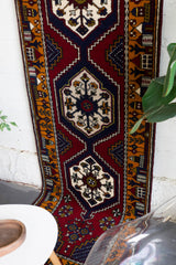 pile rug runner, Turkish rug, vintage rug, portland, rug shop, bright colors, wild shaman, runner rug, bold color, Portland, Oregon, rug store, rug shop, local shop, hallway runner, skinny runner