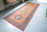 Old Konya Sille Turkish Runner Rug 4.5ftx11.5ft