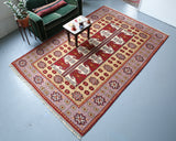 Vintage Papatyali Milas Rug 6.8ftx10.4ft