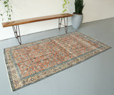 Vintage Isparta Rug 3.8ftx6.10ft