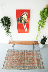 Vintage Isparta Rug 3.8ftx6.10ft