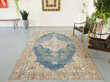 Vintage Isparta Rug 6ftx9.4ft
