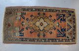 Vintage Mini Turkish Rug