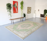 Vintage Turkish Isparta Rug 7ftx10.2ft